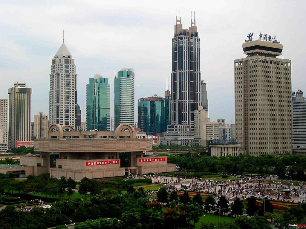 Hanting Premium Hotel Shanghai South Xizang Road Exterior foto