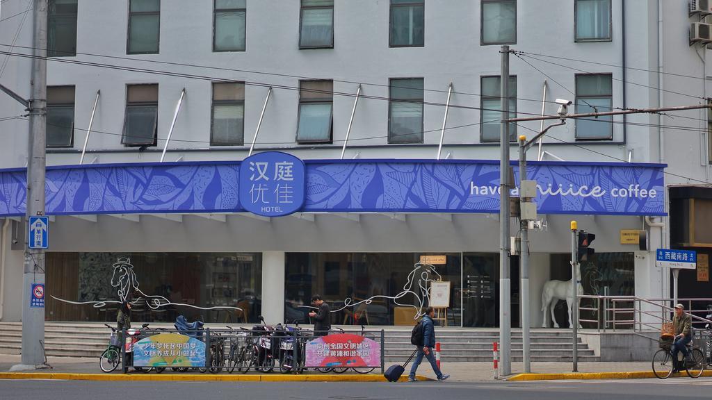 Hanting Premium Hotel Shanghai South Xizang Road Exterior foto